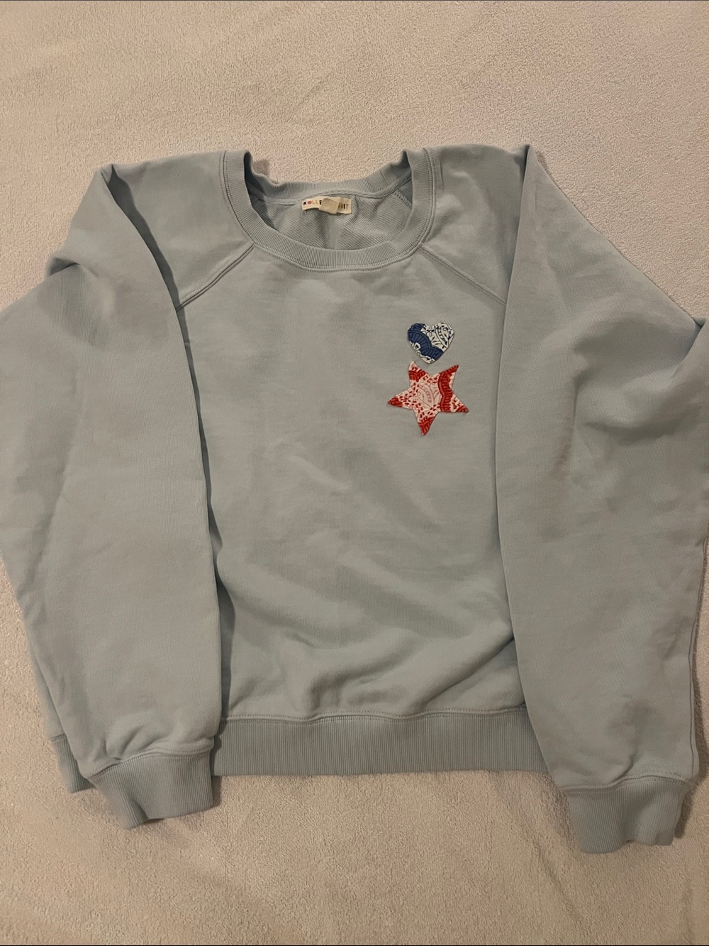 Roller Rabbit Blue Jenna Star sweatshirt